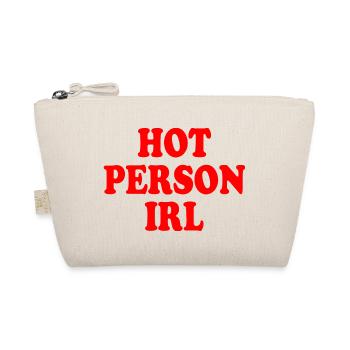 Hot person irl - Bio-Täschchen - Natur - Vorne