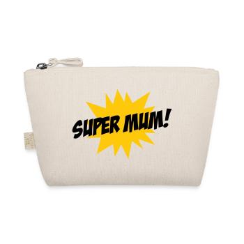 Super Mom - Mother's Day - Organic Pouch - nature - Front