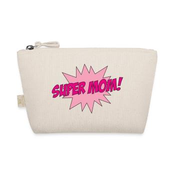 Super Mom - Mother's Day - Organic Pouch - nature - Front