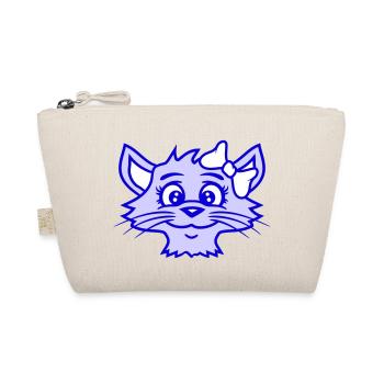 mignon fille chat jolie arc femme femme - Trousse biologique - nature - Devant