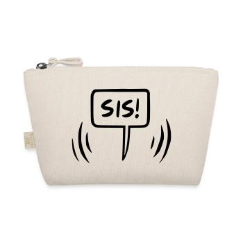 Si's Sister Speech Bubble - Organic Pouch - nature - Front