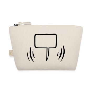 Speech bubble empty - Organic Pouch - nature - Front