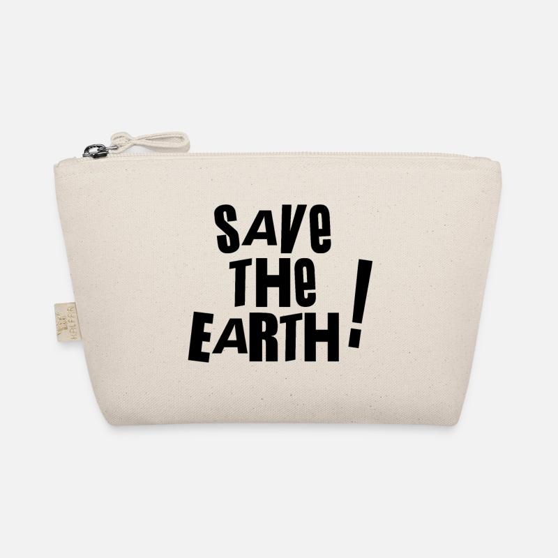 Save the earth - - Bio-Täschchen - Natur