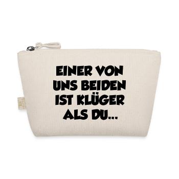 Funny Saying Picture Funny Humor Gift Idea - Organic Pouch - nature - Front