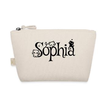 Sophia Prénom Nom du chaton - Trousse biologique - nature - Devant