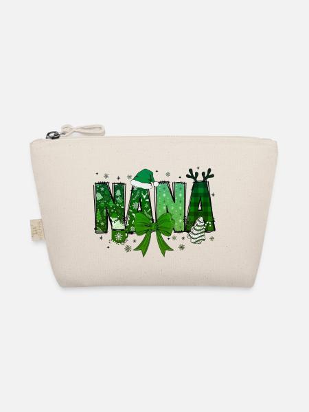 christmas santa 2024 2025 movie holiday family xms - Organic Pouch - nature - Front
