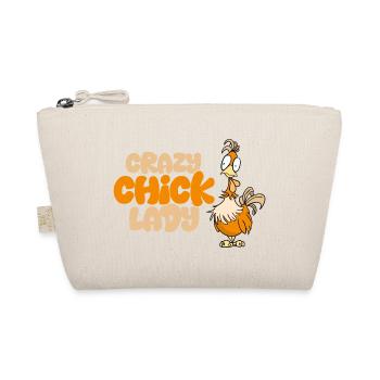 Crazy Chick Lady - Organic Pouch - nature - Front