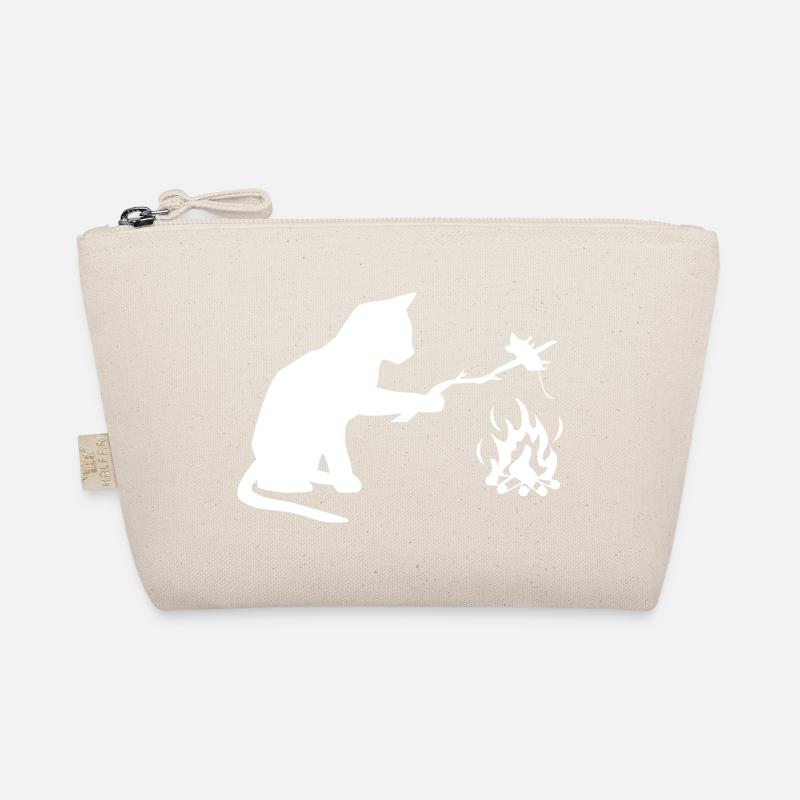 Cat at barbecue, camping, BBQ Organic Pouch