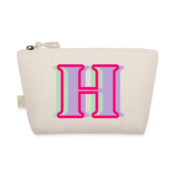 Lettre h multicolore - Trousse biologique - nature - Devant