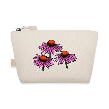 Sonnenhut - Blume - Bio-Täschchen - Natur - Vorne