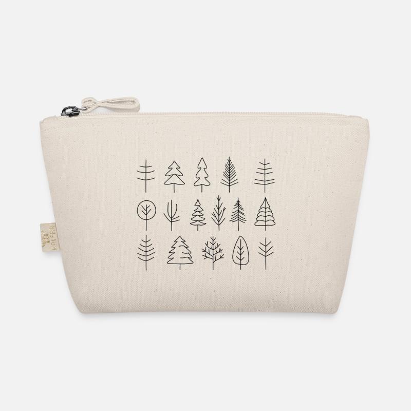 Abstract Tree Collection Organic Pouch