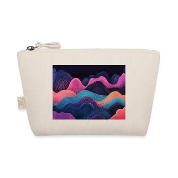 Neon clean waves - Bio-Täschchen - Natur - Vorne