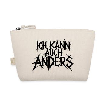 ich kann auch anders metal art - Bio-Täschchen - Natur - Vorne