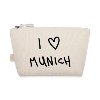 I love Munich - Bio-Täschchen - Natur - Vorne