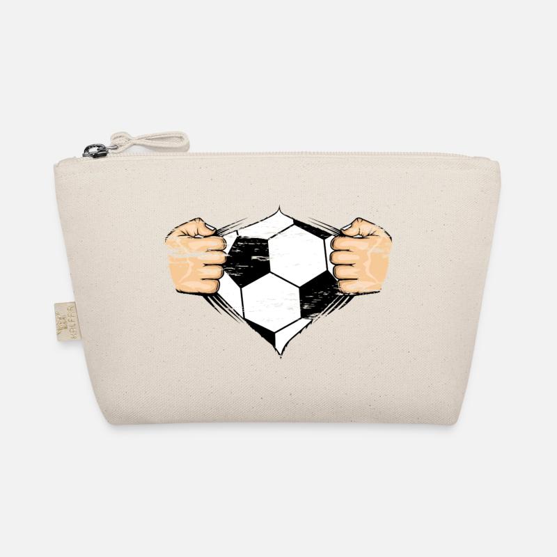 Fussball Design used Bio-Täschchen