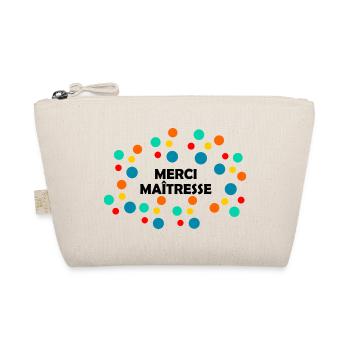 MISTRESS. MASTER. THANK YOU. THANK YOU MISTRESS - Organic Pouch - nature - Front