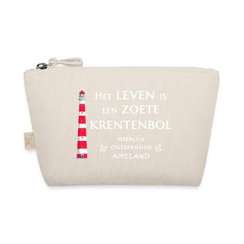Ameland, Niederlande Leuchtturm Handzeichnung - Bio-Täschchen - Natur - Vorne