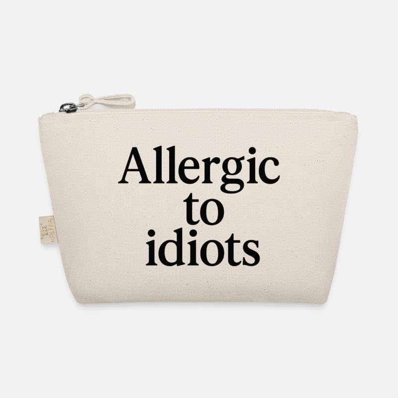 Allergic to idiots Bio-Täschchen