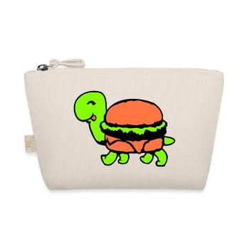 Turtle Hamburger Cheeseburger Fast-Food Fun - Trousse biologique - nature - Devant