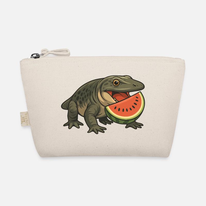 Primeval Amphibian Evolution Cartoon Melon Organic Pouch