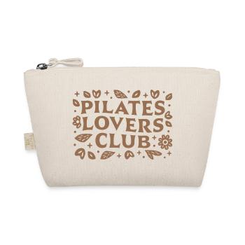 Pilates lovers club girls boho floral aesthetic - Organic Pouch - nature - Front