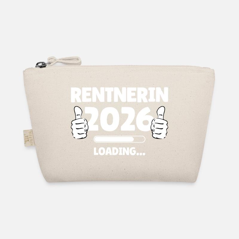 Retiree 2026 Loading Bar Design Organic Pouch