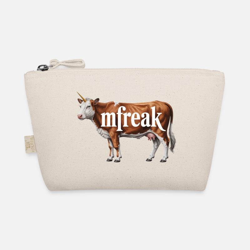 Typographie de vache étrange Tee Trousse biologique