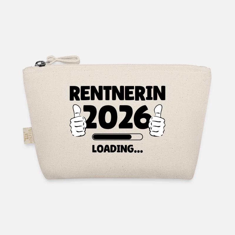 Retiree 2026 Loading Bar Design Organic Pouch