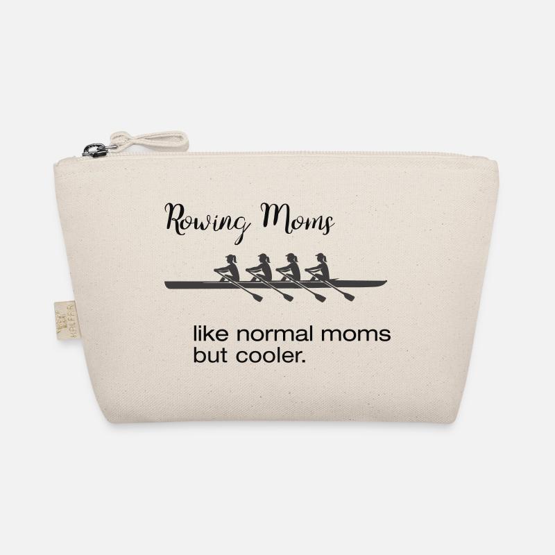 Ruder Sprüche: Rowing Moms Bootssport-Style - Bio-Täschchen - Natur