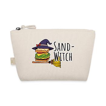 Die Hexe ist ein Sand-Witch, Halloween Hexen Brot! - Bio-Täschchen - Natur - Vorne