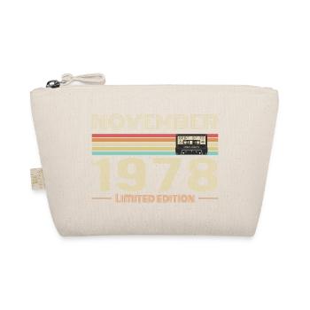 November 1978 Vintage Birthday Retro Tee - Trousse biologique - nature - Devant
