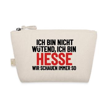 Ich bin nicht wütend - ich bin Hesse - Bio-Täschchen - Natur - Vorne