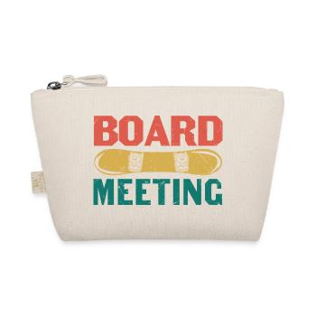 Board Meeting Snowboard - Bio-Täschchen - Natur - Vorne