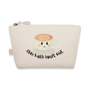 Kaffee Kuschelbecher Latte Kunst - Bio-Täschchen - Natur - Vorne