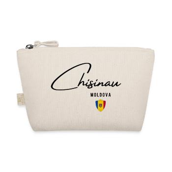 Elegantes Design Chisinau, ich liebe Chisinau - Bio-Täschchen - Natur - Vorne