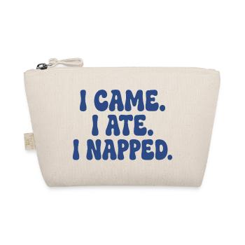 I Came I Ate I Napped - Bio-Täschchen - Natur - Vorne