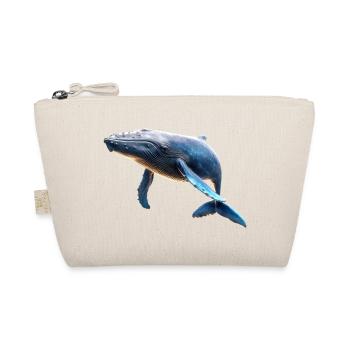 Blue Whale Whale Blue Whales Whale Song Diver Ocean Whales - Organic Pouch - nature - Front