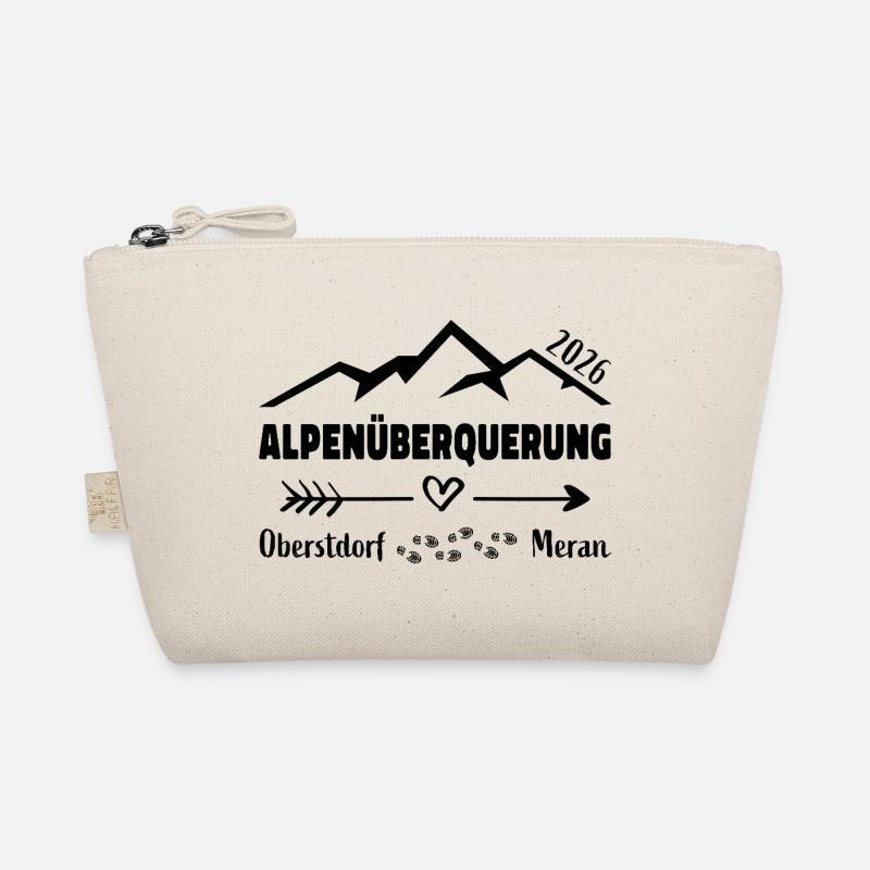 Crossing the Alps E5 2026 Oberstdorf Merano Organic Pouch