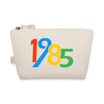 40th Birthday Vintage 1985 40 Years Old Gifts - Organic Pouch - nature - Front
