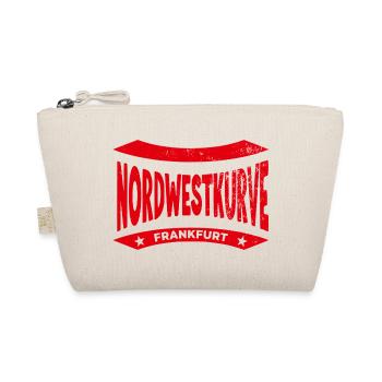 Frankfurt Nordwestkurve Hoodie, Red, Eagle Power - Organic Pouch - nature - Front