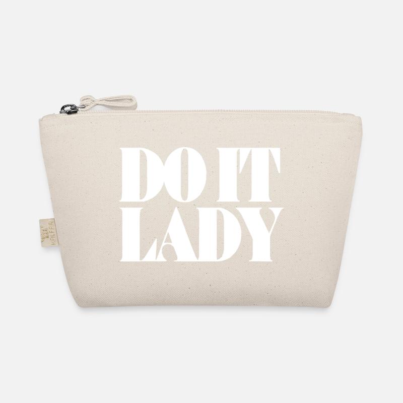 do it lady - weiß Bio-Täschchen