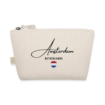 Amsterdam, Niederlande, ich liebe Amsterdam - Bio-Täschchen - Natur - Vorne