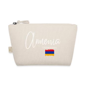 Made in Armenia, armenischer Stolz - Bio-Täschchen - Natur - Vorne