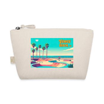 Venice Beach Retro Skater - Organic Pouch - nature - Front