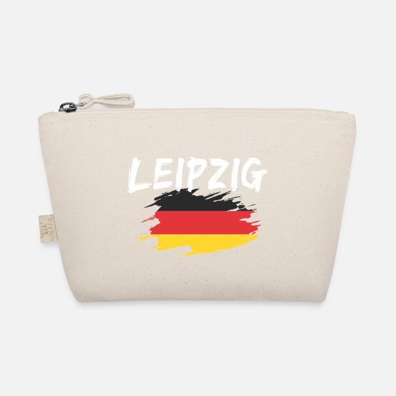 Leipzig Germany Flag Organic Pouch