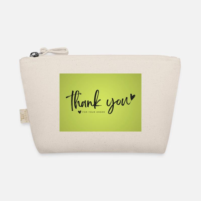 Script de remerciement sur Lime Green Trousse biologique