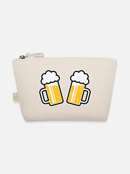 2 chopes de bière Santé ! Santé ! (Chopes de bière 3C) - Trousse biologique - nature - Devant