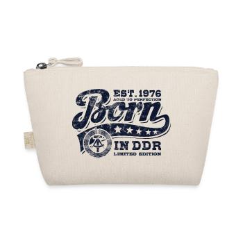 Born in DDR 1976 - Geburtstag - Ossi Geschenk - Bio-Täschchen - Natur - Vorne