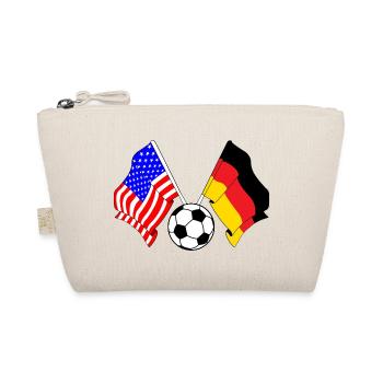Fußball Deutschland gegen USA - Bio-Täschchen - Natur - Vorne