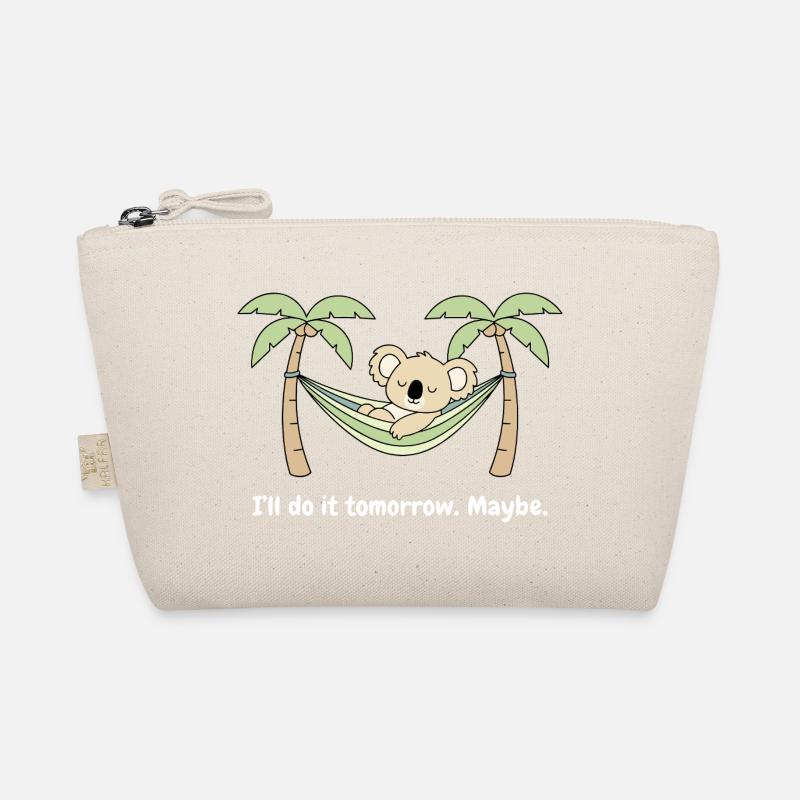 Koala in the hammock palm trees Organic Pouch